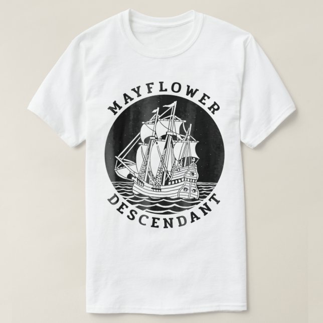 Mayblomman Descendant T Shirt (Design framsida)