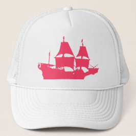 Mayblommor Rosa Truckers Hat (välj hat färg) Keps