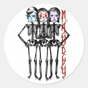 Mayday: färg berörde 2 runt klistermärke