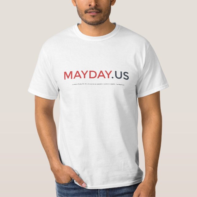 MayDayen - omfamna ironiskjortan Tee (Framsida)