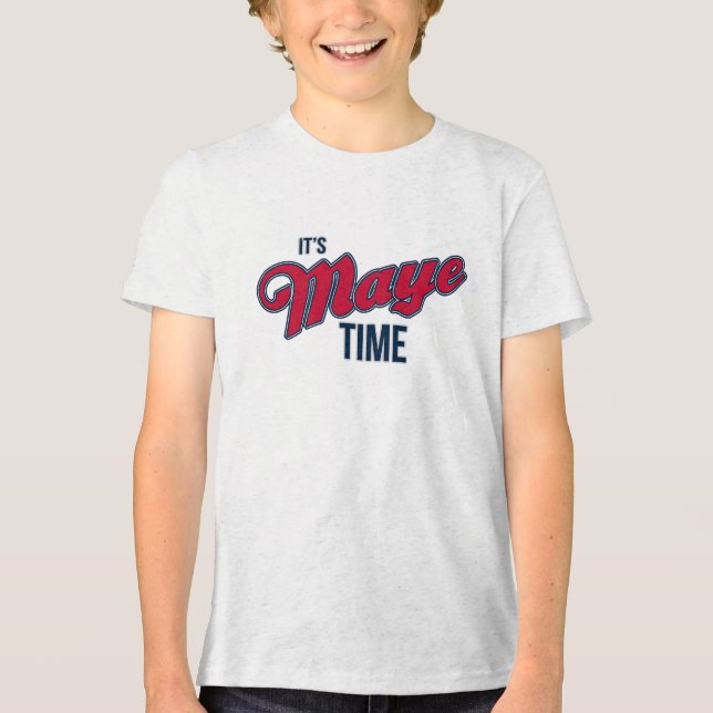 Maye Fan Boy's Tee | Game Day Football (Framsida)