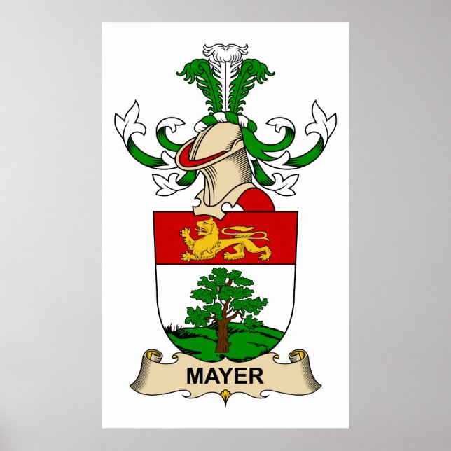 Mayer Family Crest Poster (Framsidan)