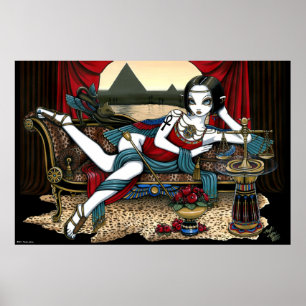 "Mayet" Egyptian Goddess Maat Angel Art Poster