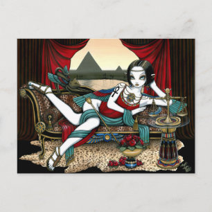 Mayet Egyptian Goddess Maat Angel Postcard Vykort