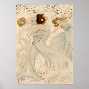 Mayflies II av Raphael Kirchner Poster