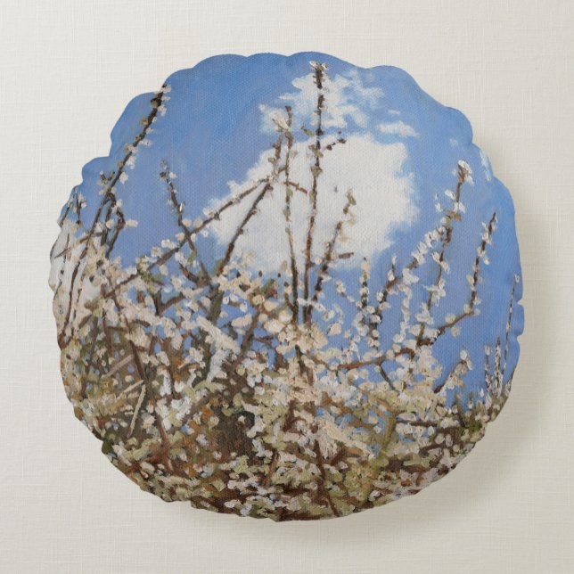 Mayflower 2012 rund kudde (Framsidan)