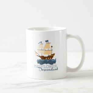 Mayflower ättling kaffemugg