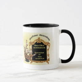 Mayflower härstamma kaffemugg