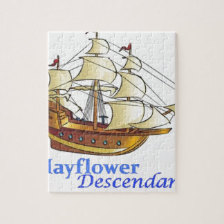 Mayflower härstamma seglingfrakt pussel