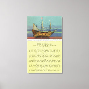 Mayflower modellerar canvastryck