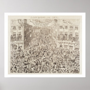 Mayhews underbara utställning av 1851: London i Poster