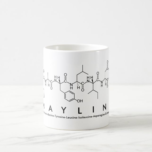 Mayline peptide namn mugg (Center)