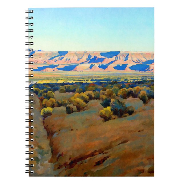 Maynard Dixon Approach to Zion Anteckningsbok (Framsidan)