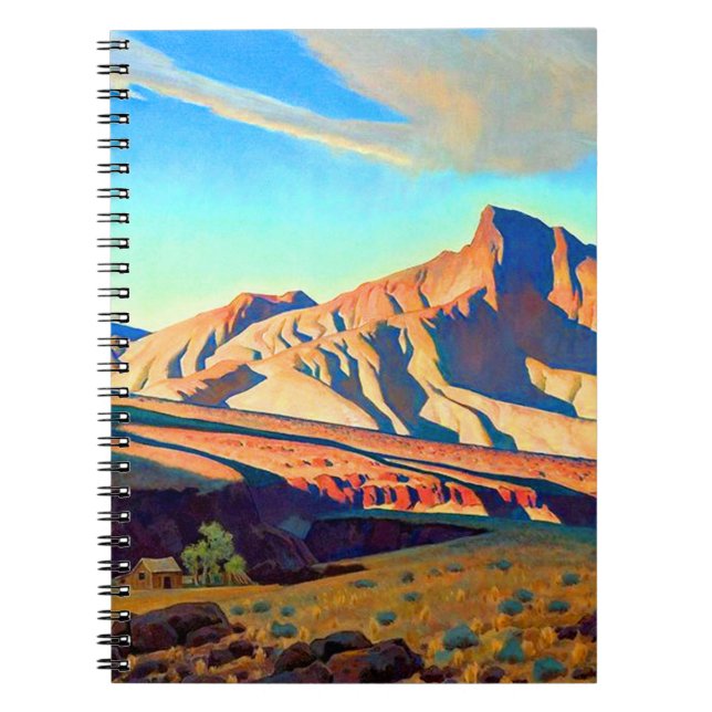 Maynard Dixon hem av ökenråttan Anteckningsbok (Framsidan)