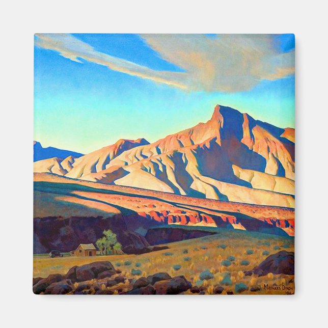 Maynard Dixon Home of the Desert Råtta Magnet (Framsidan)