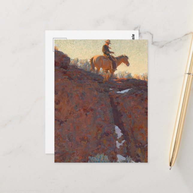 Maynard Dixons ensamspår Vykort (Fram/Back In Situ)