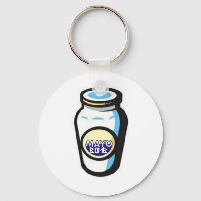 Mayo Bomb Burk Keychain Nyckelring (Framsida)