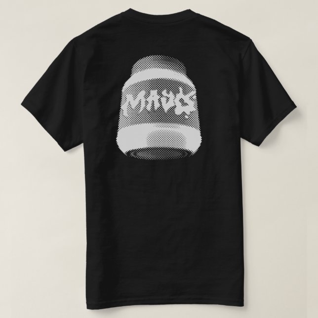 Mayo Jar Baktryck T-shirt (Design baksida)