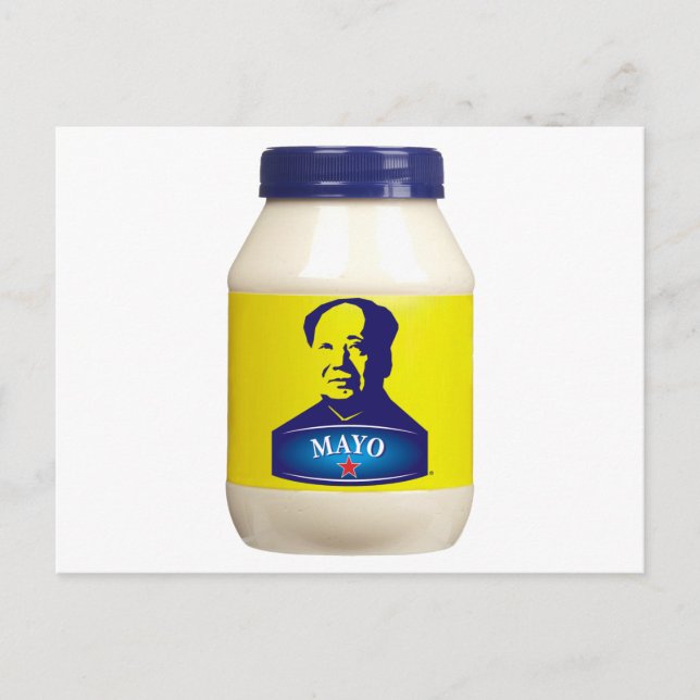 MAYO - ny kinesisk mayonnaise Vykort (Framsida)