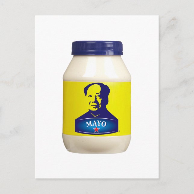MAYO - ny kinesisk mayonnaise Vykort (Framsida)