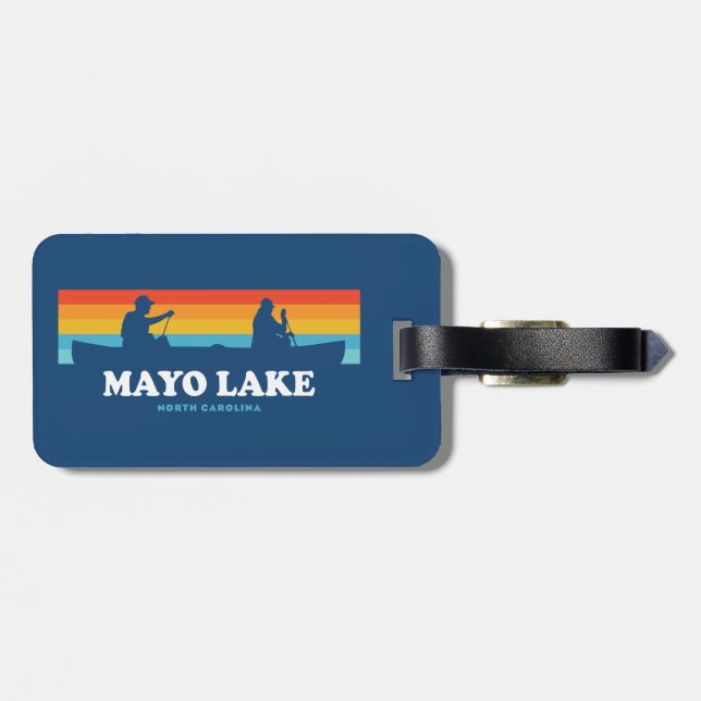 Mayo Sjö North Carolina Canoe Bagagebricka (Baksida Vågrät)