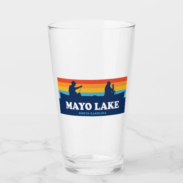 Mayo Sjö North Carolina Canoe Glaskopp (Framsida)