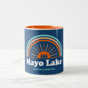 Mayo Sjö North Carolina Rainbow Två-Tonad Mugg
