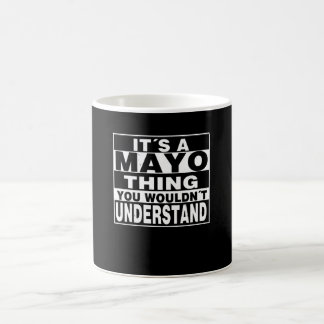 MAYO Surname Personlig Gift Kaffemugg