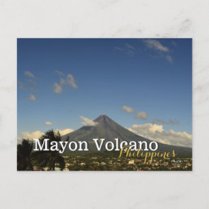 Mayon Volcano Albay Bicol Filippinerna Vykort