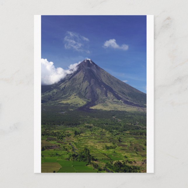 Mayon Volcano in Legaspi, Filippinerna Vykort (Framsida)