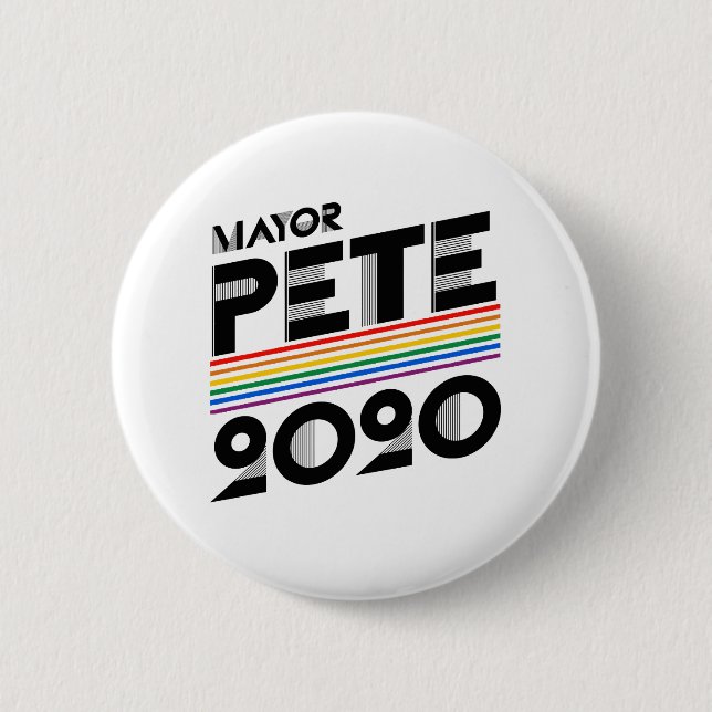 Mayor Pete Pride 2020 Knapp (Framsida)