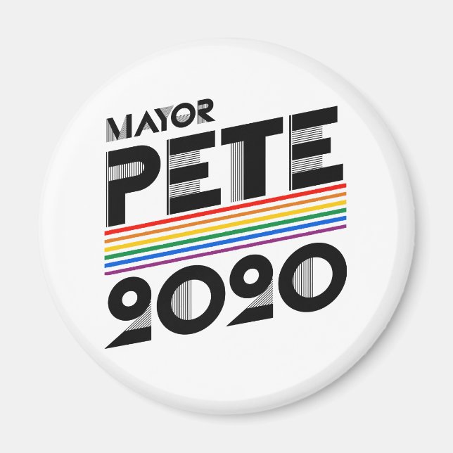 Mayor Pete Pride 2020 Magnet (Framsidan)