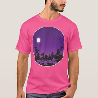 Mayotte By night med Handflatan T Shirt