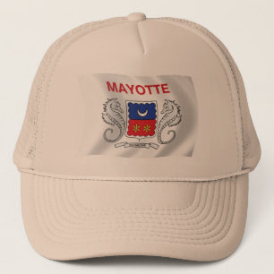 Mayotte Flagg Hatt Keps