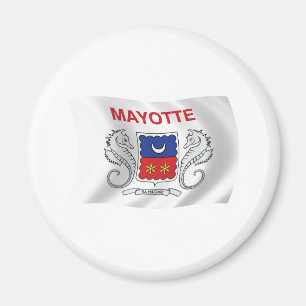 Mayotte Flagga Magnet