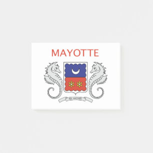 Mayotte Flagga Post-it Block