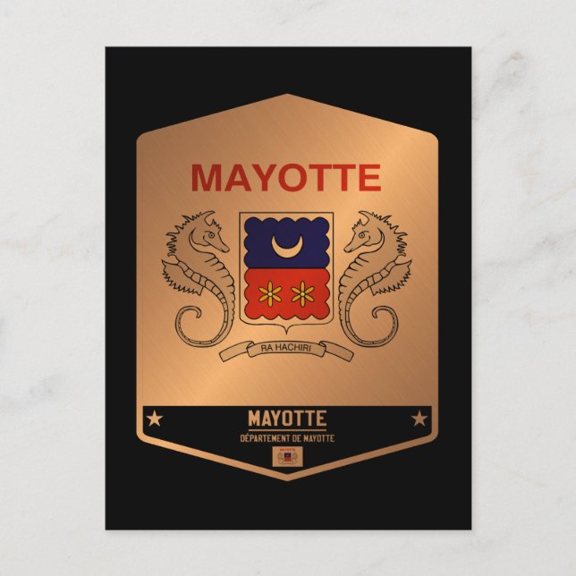 Mayotte Vykort (Framsida)