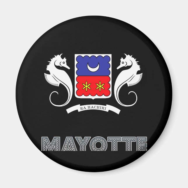 Mayottian Emblem Magnet (Framsidan)