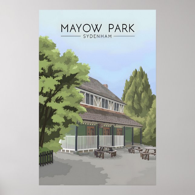 Mayow Park London Resemaffisch Poster (Framsidan)