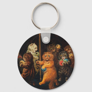Maypole av Louis Wain Nyckelring