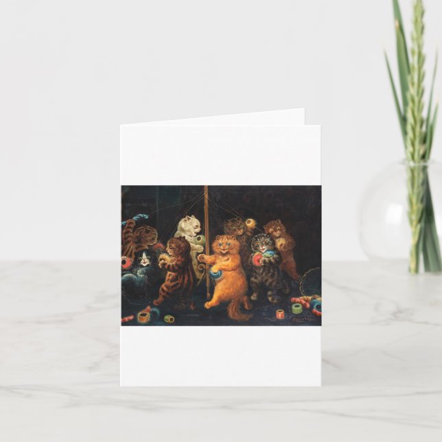 Maypole by Louis Wain Kort (Framsida)