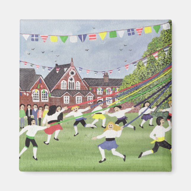 Maypole Dancing 1991 Magnet (Framsidan)