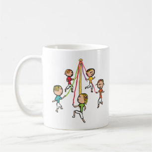 Maypole Dancing Kaffemugg