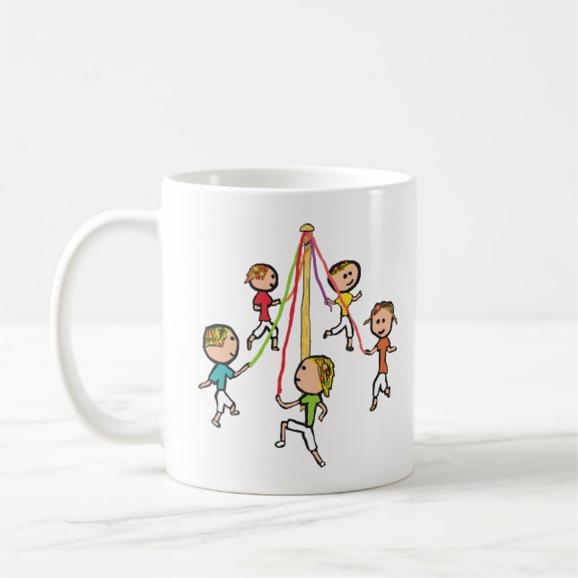 Maypole Dancing Kaffemugg (Vänster)