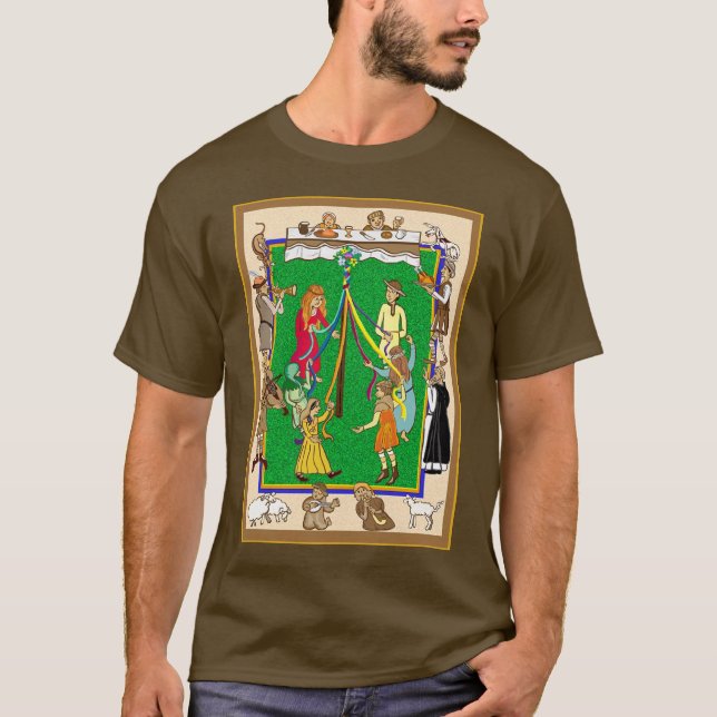 Maypole, Medieval Fayre T Shirt (Framsida)