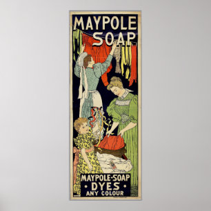 Maypole Soap Dyes any Färg Poster