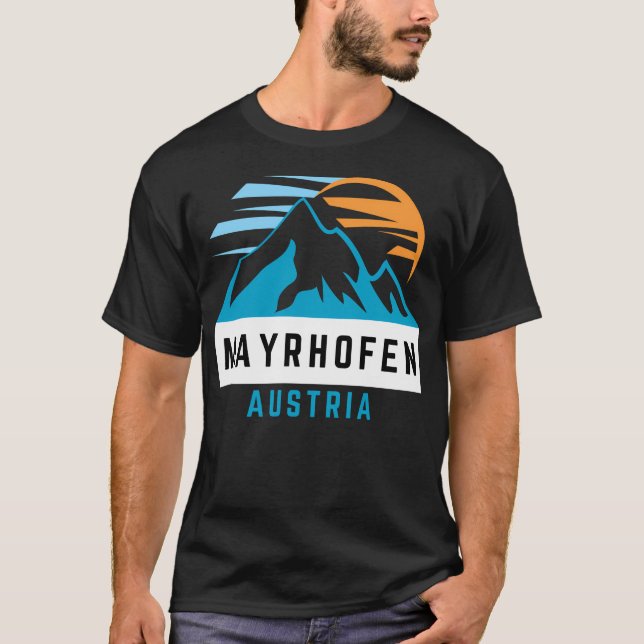 Mayrhofen - Österrike - Ski och snöbordning S T Shirt (Framsida)
