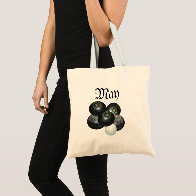May's Gräsmatta Bowls Tote Bag Tygkasse (Framsida (produkt))