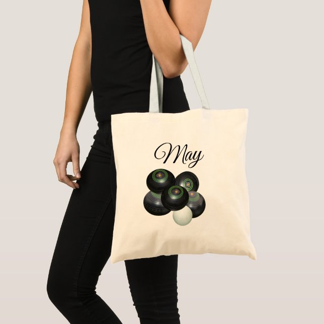 "Mays", Gräsmatta Bowls Tote Bag Tygkasse (Framsida (produkt))