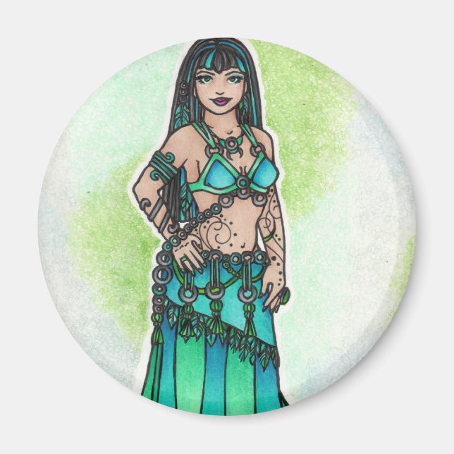 Maysun Belly Dancer Magnet (Framsidan)